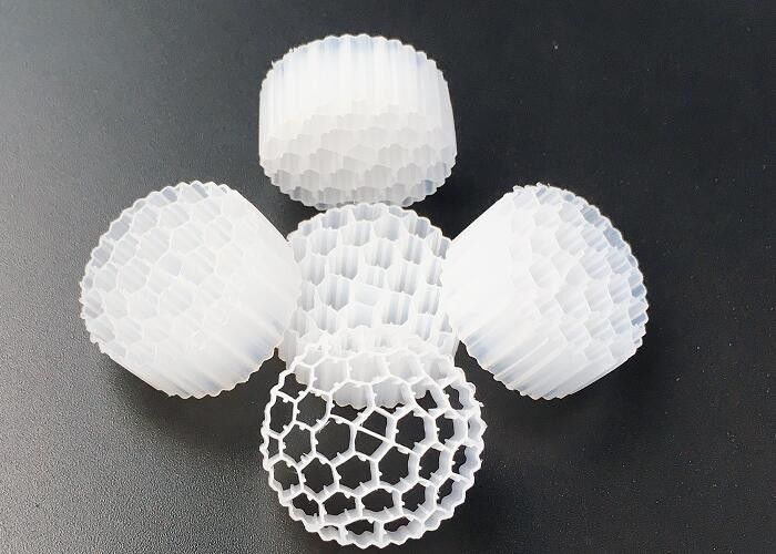 Media Filter Formula Khusus MBBR Dengan Bahan HDPE Perawan Dan Warna Hitam Putih Untuk RAS