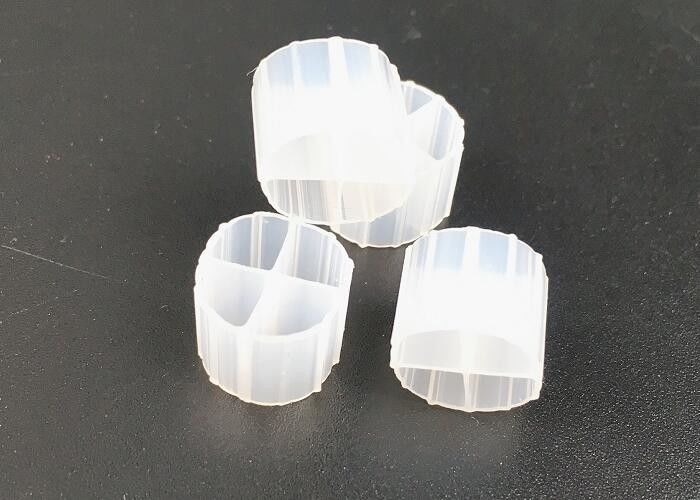 Media Filter Terapung Putih Perawan Bahan HDPE PE01 12mm X 9mm