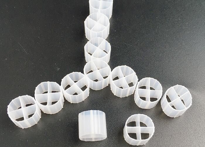 Umur Panjang MBBR Filter Media 4 Lubang Ramah Lingkungan