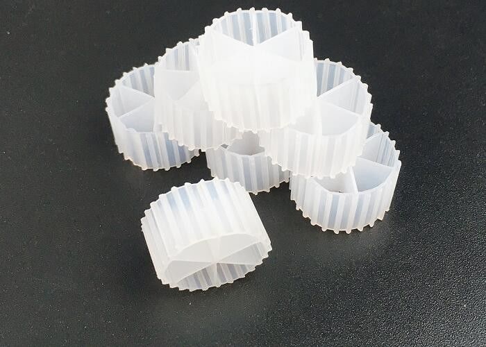 100% Virgin Polyethylene K3 Filter Media FDA safty Tidak beracun K1 Micro Filter MBBR biover reactor produsen Cina