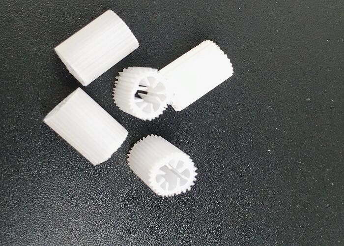 7 Lubang Media Filter Terapung Bahan HIPS Biocell Plastik Untuk Limbah Industri