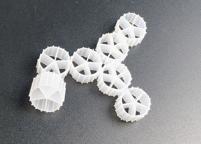 Limbah Pindah Tempat Tidur Biocell Filter Media Konsumsi energi yang lebih rendah 10mm X 7mm Ukuran