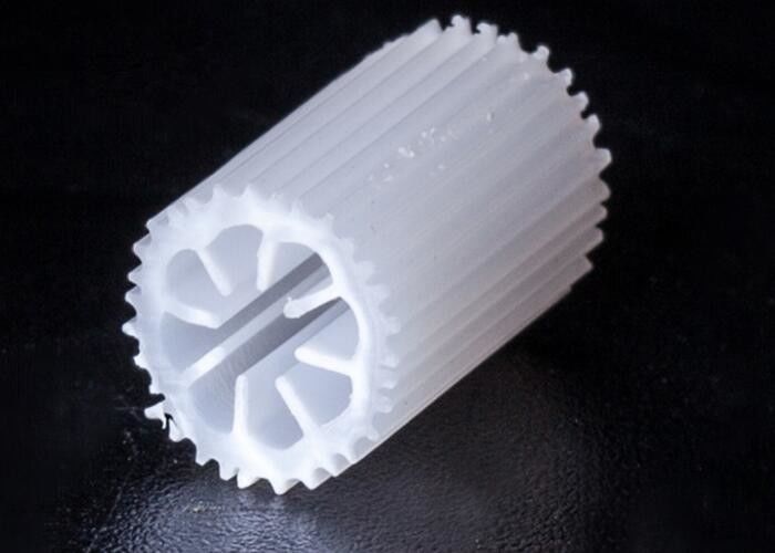 Virgin HIPS Material MBBR Filter Media Floating Micro Biopipe Media Untuk Pengolahan Limbah