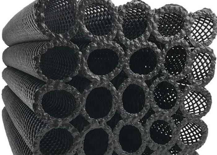 Bio Block Hdpe Plastic Piping Media Untuk Pengolahan Air Hitam Warna Panas Untuk Akuakultur