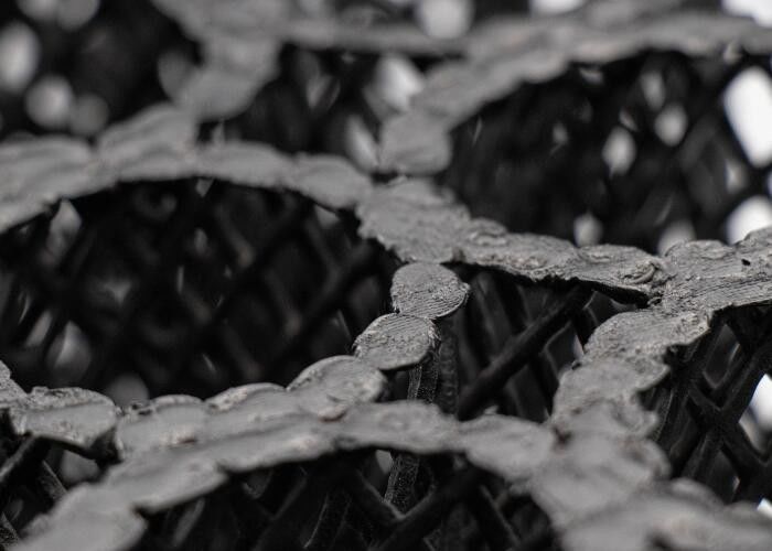 Media Filter Bioblok HDPE dengan Lubang 50MM Untuk Kois