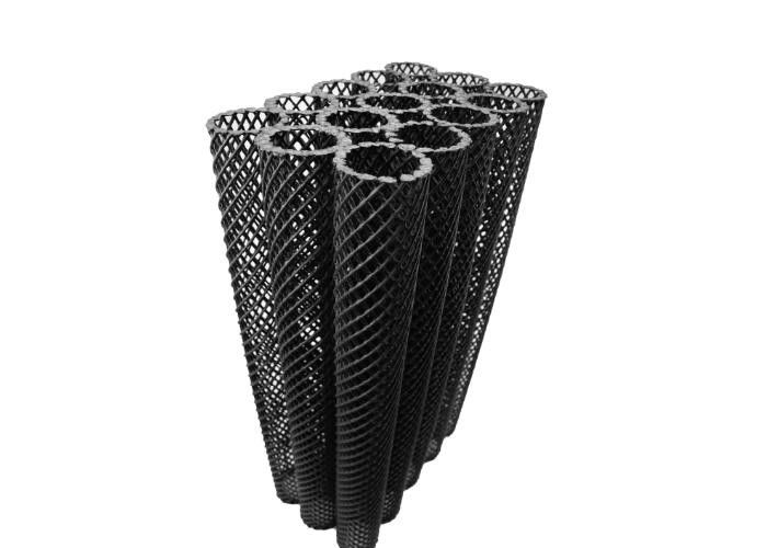 Media Filter Bioblok HDPE dengan Lubang 50MM Untuk Kois