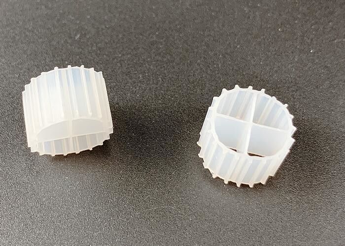 11*7mm MBBR Bio Filter Media K1 Dengan Warna Putih Dan Bahan HDPE Perawan