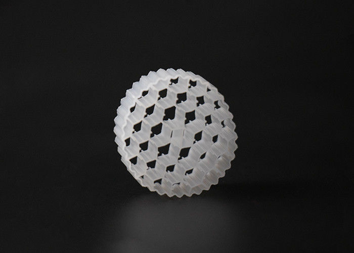 Warna Putih Bahan Hdpe 38 Lubang MBBR Carrier Virgin PE