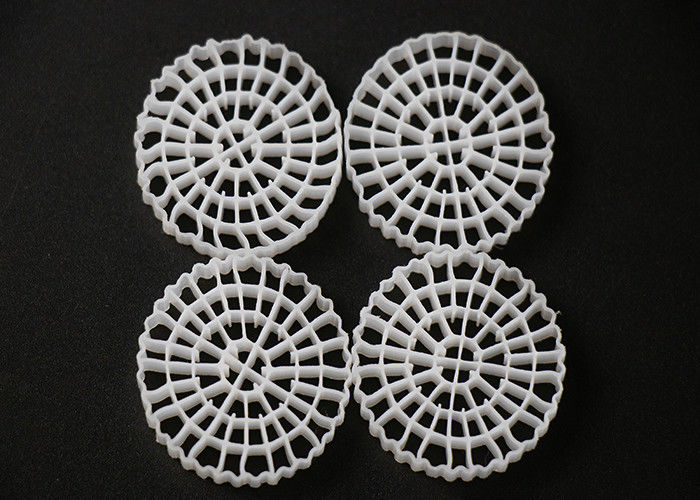 25*4mm PE64 K5 MBBR Bio Media K5 Warna Putih Dan Perawan Bahan HDPE Untuk Sistem RAS