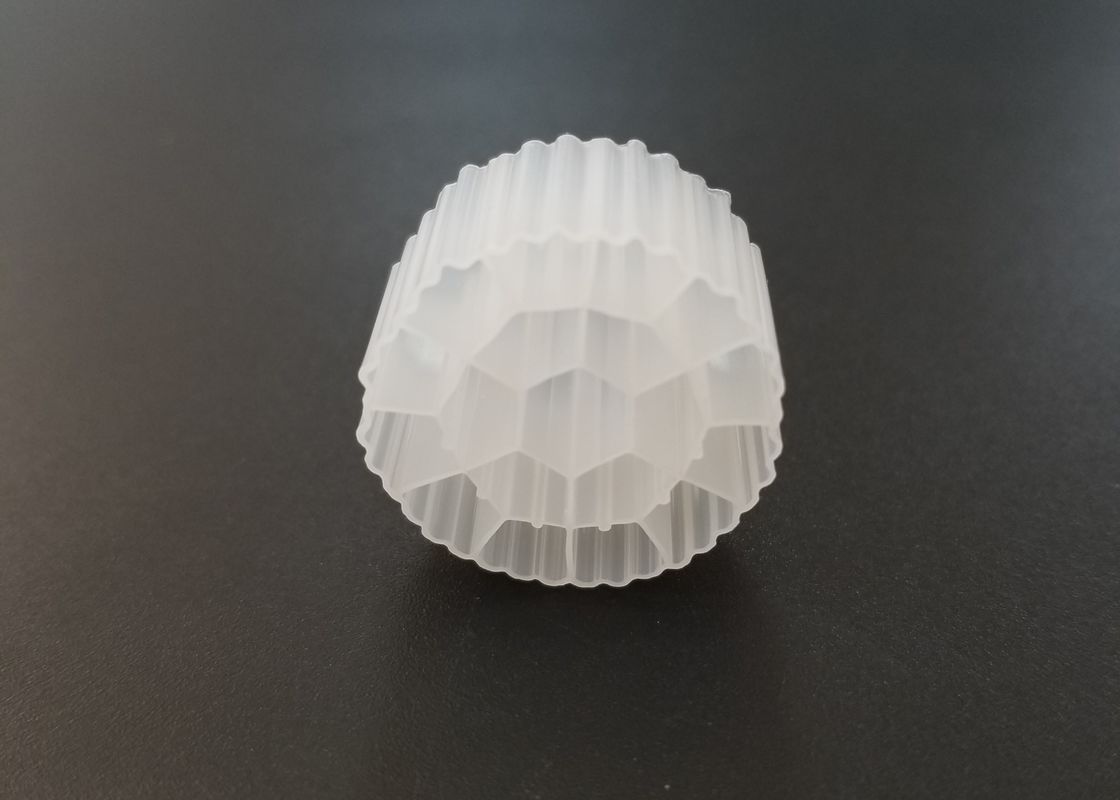 Warna Putih Media Filter HDPE, Media Filter Plastik