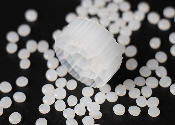 19 lubang K3 Biocell Filter Media Dengan Perawan HDPE Material Dan Warna Putih