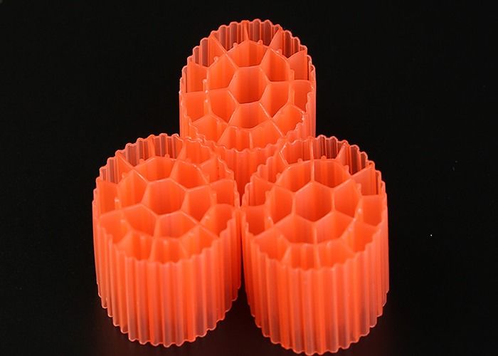 35*18mm Virgin HDPE Material MBBR Bio Balls Untuk Aquariu MBBR Bio Media PE07 Populer
