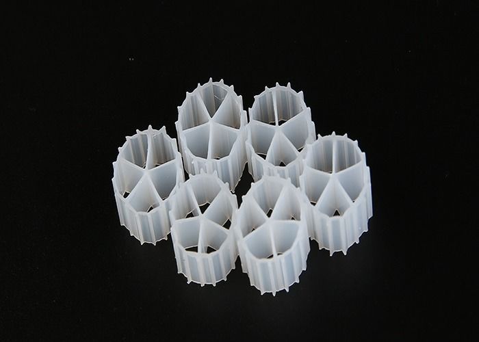 Limbah Pindah Tempat Tidur Biocell Filter Media Konsumsi energi yang lebih rendah 10mm X 7mm Ukuran