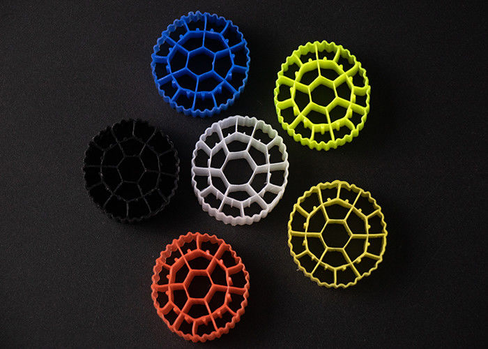 PE05 K3 Aktivitas Mengambang Mbbr Pembawa Putih Warna Hdpe