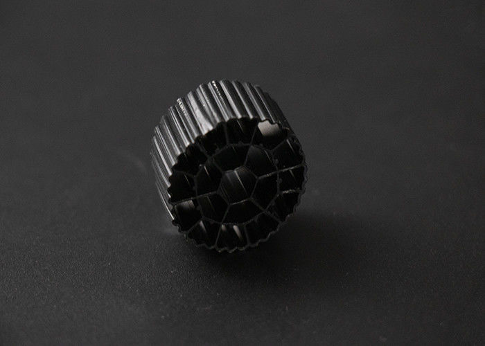 Warna Hitam Mengambang 25*12MM Mbbr Bio Filter Media Bahan HDPE