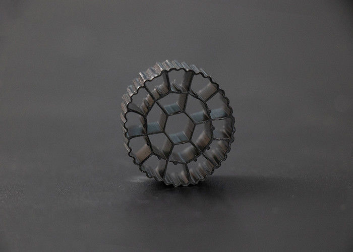 Warna Hitam Mengambang 25*12MM Mbbr Bio Filter Media Bahan HDPE