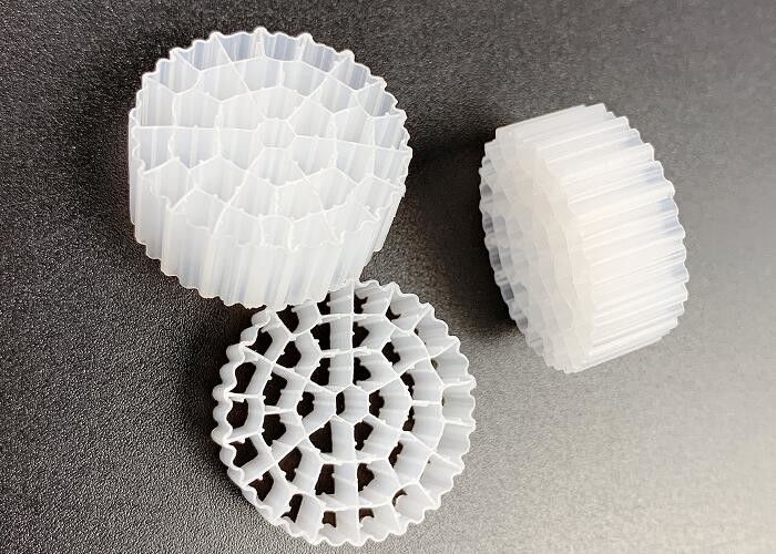 FDA Safty A/O Technology MBBR Plastik Filter Media Bahan Hdpe Putih