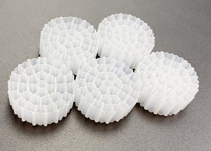 Virgin HDPE IFAS Technology MBBR Floating Filter Media Warna Putih