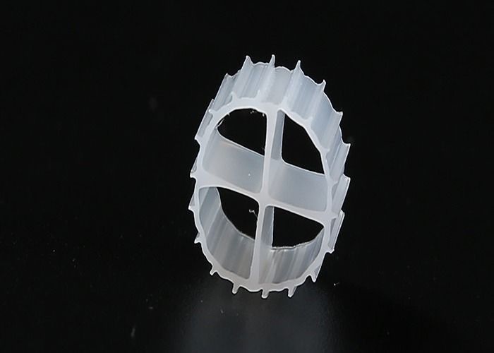 PE Shockproof Akuarium MBBR Filter Media warna putih pembawa fda 11 * 7MM MBBR Biofilm Pembawa