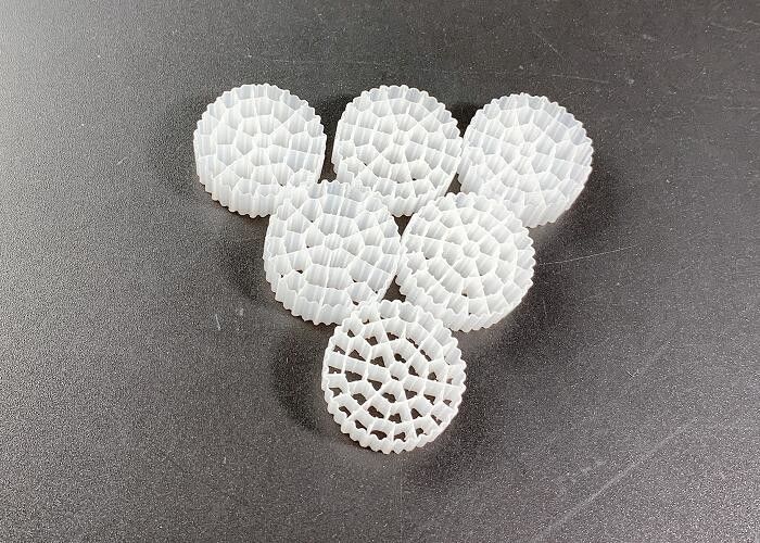 Biotube Biopipe Bio Balls Biocell Filter Media Warna Putih Bahan HDPE