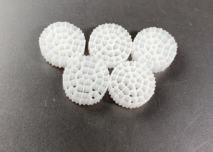 Biotube Biopipe Bio Balls Biocell Filter Media Warna Putih Bahan HDPE