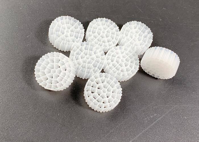 Warna Putih SBR Pengolahan Air Proses MBBR Filter Media ROHS REACH