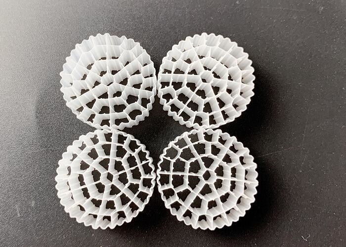 Warna Putih SBR Pengolahan Air Proses MBBR Filter Media ROHS REACH