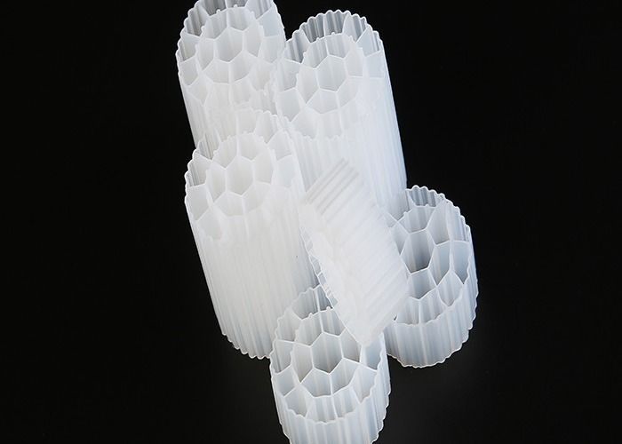 Virgin HDPE MBBR Filter Media K1K3K5 φ35*18 Mikro Filter Untuk Menara Deodorisasi Biologis