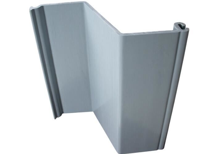 Grau Warna Vinyl PVC Sheet Tumpukan Disesuaikan Tipe Z Ekstrusi