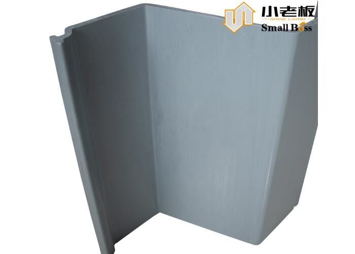 Grau Warna Vinyl PVC Sheet Tumpukan Disesuaikan Tipe Z Ekstrusi