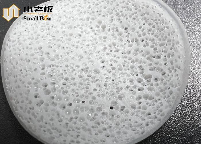 Virgin PE Density 0.95g/Cm3 MBBR Filter Media Putih Bentuk Bulat Mengambang