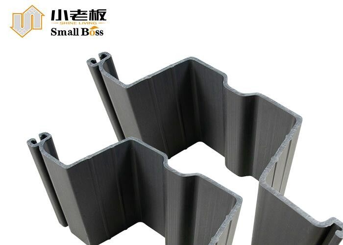 Komposisi Vinyl U Tipe Sheet Pile Extrusion Abu-abu 10MM Ketebalan
